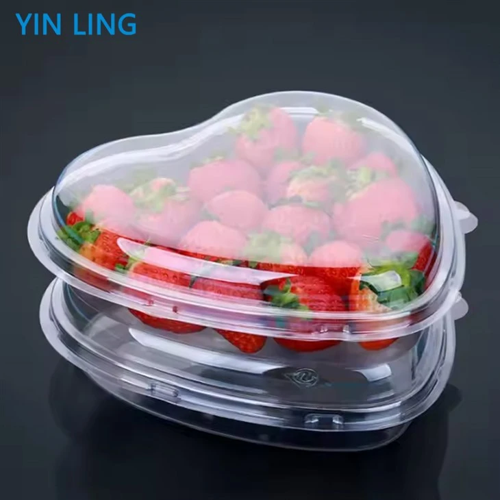 Heart Shaped Fruit Plastic Container high quality